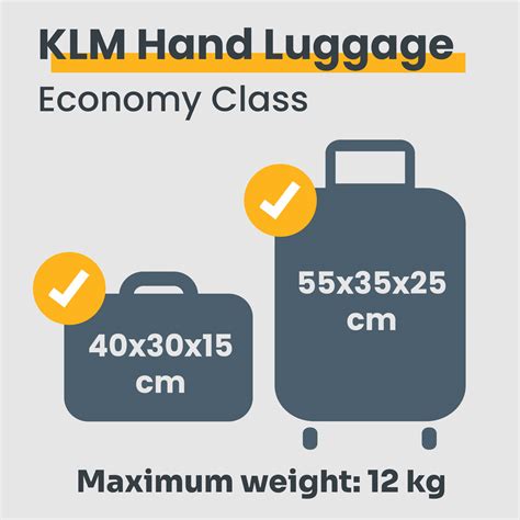 klm baggage allowance economy|klm luggage size chart.